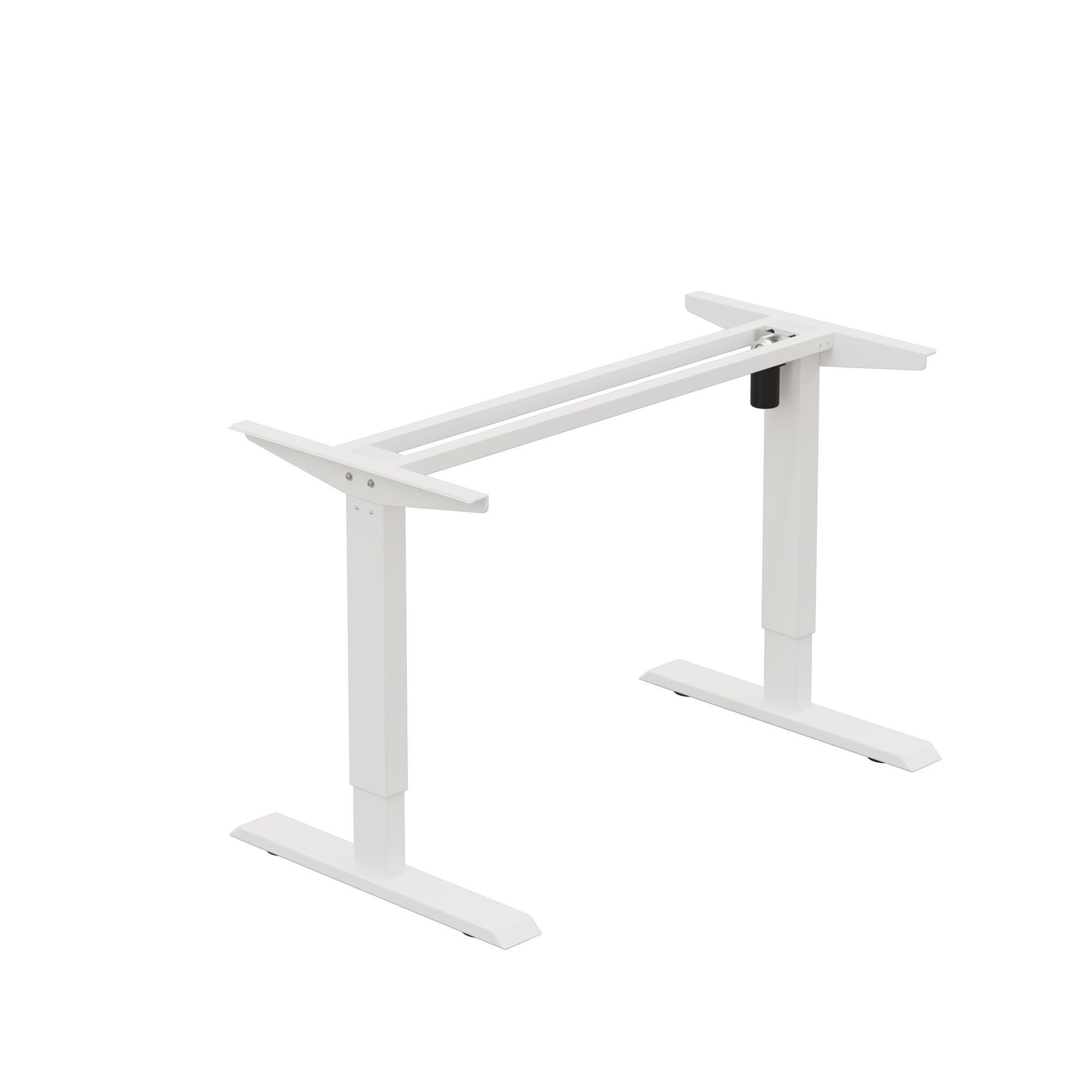 MXTARK Electric Height Adjustable Standing Desk, Stand Up Desk Workstation, Splice Board Home Office Computer Standing Table Ergonomic Desk, White Finish 55"