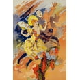 thumbnail image 2 of Cheret, Jules 17x24 Black Ornate Wood Framed with Double Matting Museum Art Print Titled - Masters of the Poster Plate 201, 2 of 4