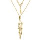 thumbnail image 1 of Crystal Stone Holder Necklace Ajustable Crystal Cage Necklace Ajustable Metal Net Necklace Crystal Stone Chain Mesh Pendant Necklace Punk Style Jewelry Accessories Gifts, 1 of 2
