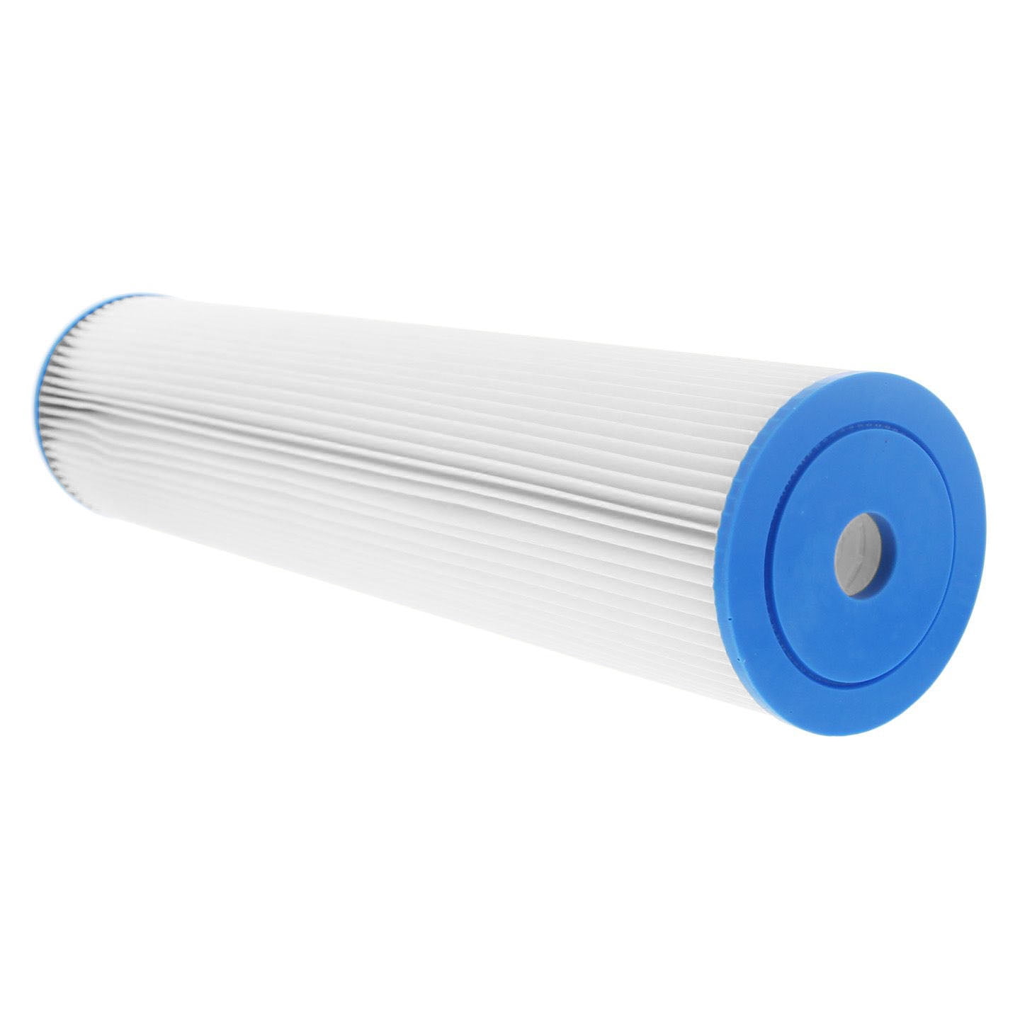 5 Micron 20 Inch x 4.5 Inch | 2-Pack Pleated Polyester Whole House Sediment Replacement Cartridge | Compatible with Watts WPC5FF20, Hydronix SPC-45-2005