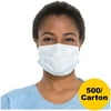 Kimberly-Clark Procedure Mask (47080), Pleated, Ear Loops, Blue, 50 Masks per Dispenser Box, 10 Boxes per Case, 500 Masks
