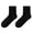 Black, variant on High Performances Men's Cotton Middle Calf Socks Sweat Absorbing Technology Elastic Arch Support Hot Weather Essential