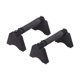 thumbnail image 1 of 2 barras de flexiones de madera con asas resistentes para ejercicios en el suelo. Soportes paralelos. Negro L, 1 of 9