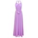 thumbnail image 4 of Gibobby Vestidos de fiesta largos elegantes Vestido largo para mujerBacklessVestido de moda de boda(Morado,M), 4 of 5