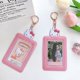 thumbnail image 2 of Star Photo Card Holder Cute Cartoon Pattern Card Holder Keychain Birthday Gift for Women Girls Type 4, 2 of 3