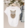 thumbnail image 3 of Camiseta con estampado de dibujos animados de dinosaurios y amor, ropa de verano de manga corta para mujer, camiseta básica gris, camiseta gráfica de moda, 3 of 5