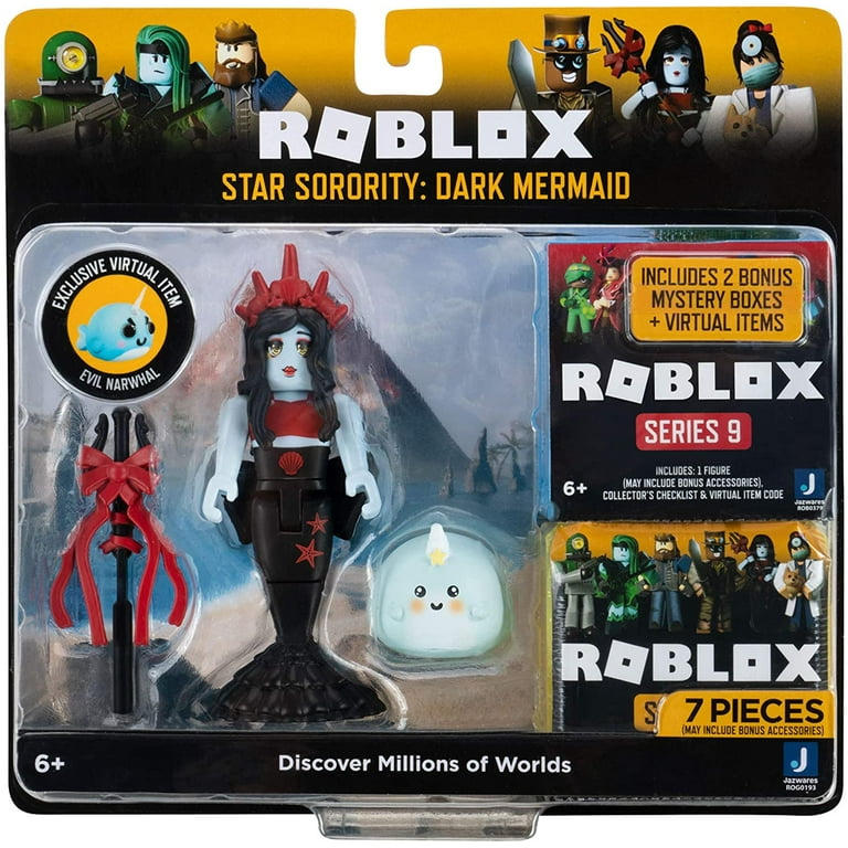 Roblox Celebrity Collection Star Sorority: Dark Mermaid Figure + Two  Mystery Figure Bundle (Includes 3 Exclusive Virtual Items) 