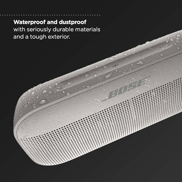 Bose SoundLink Flex Wireless Waterproof Bluetooth White Speaker, Portable