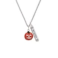 thumbnail image 2 of Delight Jewelry Silvertone Jack O'Lantern with Cutout Eyes Silvertone Always My Sister Bar Charm Necklace, 23", 2 of 4