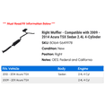 thumbnail image 2 of Right Muffler - Compatible with 2009 - 2014 Acura TSX Sedan 2.4L 4-Cylinder 2010 2011 2012 2013, 2 of 2