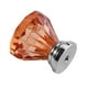 thumbnail image 1 of Daboolka Perilla acrílica con forma de diamante para gabinete de cocina, dormitorio, cajón, armario, tirador, 25 mm, color naranja oscuro, 1 of 2