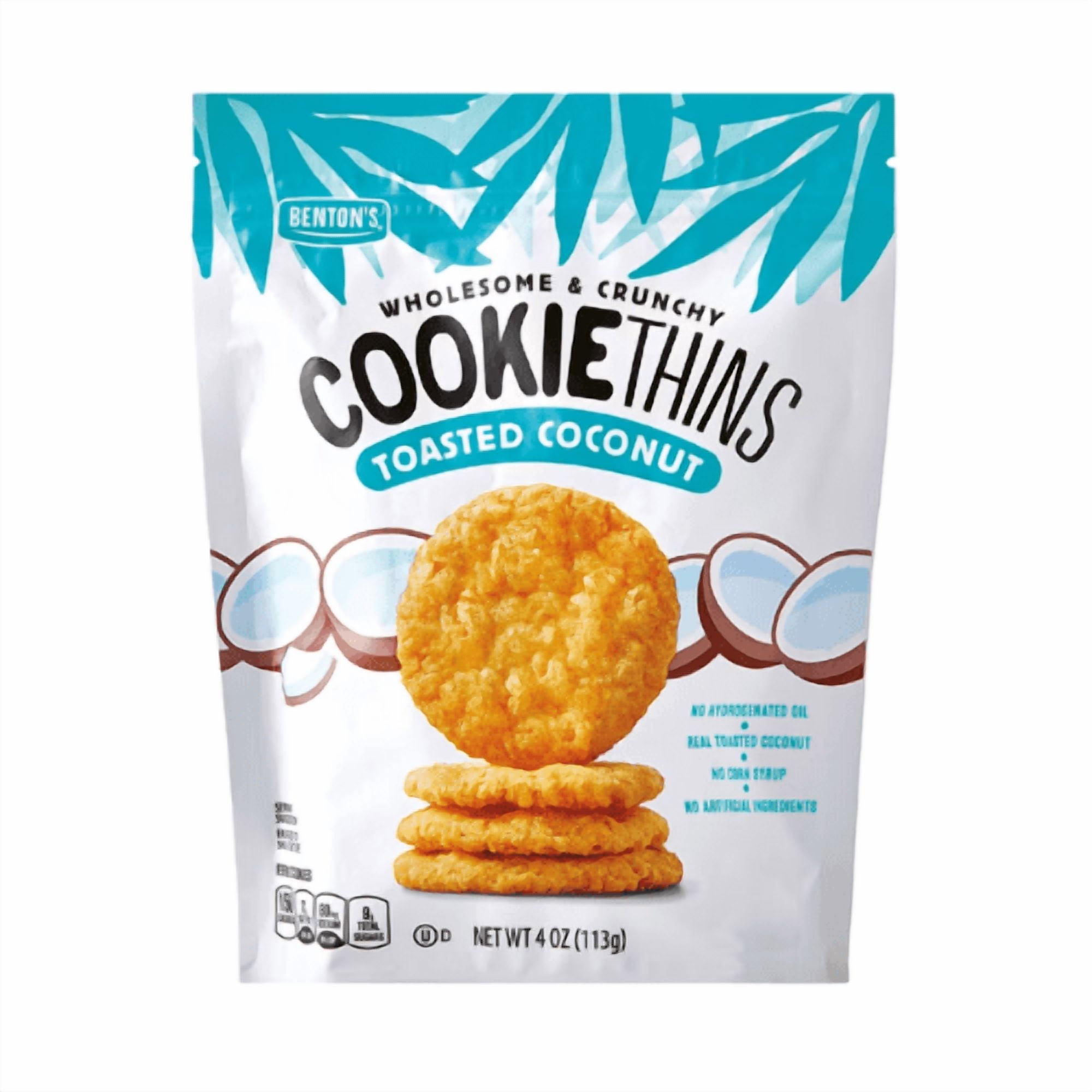Benton's Toasted Coconut Cookie Thins, 2-Pack