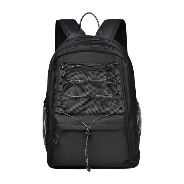 Mochila deportiva de gran capacidad, ligera, para portátil, ideal para correr, ciclismo y camping. Negro