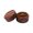 Double brown, variant on Round Wood Rings Holder Wedding Rings Display Case Jewellery Organiser Storage Chest For Engagement Proposal Anniversary