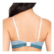 Brasier Fruit Of The Loom para Dama, sin Varilla con Encaje Azul 1 Pieza Talla 34B