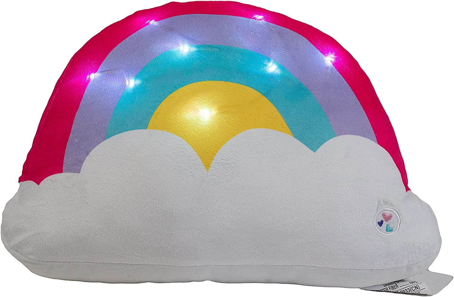 Glowing LED Kitty Plush Pillow For Kids With Soothing Lullabies