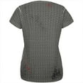 thumbnail image 2 of Halloween Battle Damage Chainmail Costume All Over Womens T Shirt Multi SM, 2 of 2
