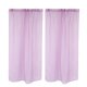 thumbnail image 3 of Cortina de ventana transparente dormitorio balcón cortina de tratamiento de ventana (luz púrpura), 3 of 8
