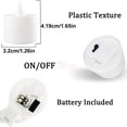 thumbnail image 5 of 24/50pcs LED Candle Lights, Flameless Candles, Battery Operated, Bright LED Tea Lights, For Party, Wedding, Birthday, Holiday Decoration, Confession, Proposal Atmosphere Sense Candle Lights, Home Deco, 5 of 5