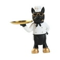 thumbnail image 2 of Figura de perro, estatua de perro, bandeja de almacenamiento, decoración de regalo, decoración nórdica decorativa para perro. Blanco, 2 of 9