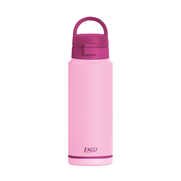 Termo Ekco GO Sport de Doble Pared con Boquilla y Asa de 700 ml – Rosa