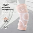 thumbnail image 2 of AURORA TRADE 1 Pair Knee Pads Knitting Tear Resistant Compression Moisture-wicking Not Sweaty Knee Protection High Elastic Protective Sport Gear Leg Knee Pads for Fitness, 2 of 8