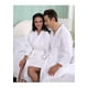thumbnail image 1 of Bata de baño Almoda Felpa Doble Cara Blanca Tipo Kimono Unisex, 1 of 8