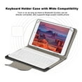 thumbnail image 4 of Étui pour Tablette Support de Tablette Clavier, Étui Clavier en PU Clavier, pour /IOS/WIN, 4 of 8