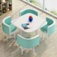 thumbnail image 1 of Dining Table Set 4 Chairs Comedor 4 Sillas Reception Coffee Tables Chairs Kitchen Table Mesas De Jantar Living Room Furniture HY My Lux Decor Round, 1 of 58
