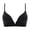 Black-M, variant on Low Cut Bras for Women Deeps Plunge Cleavage Backless Bra Underwire Convertibles Push up Halters Bra