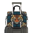 thumbnail image 2 of Laptop Bag Laptop Briefcase 15.7 x 3 x 11.8 Inches Laptop Bag Briefcases Laptop Storage Travel Laptop Bag Work Laptop Bag Jungle Color Tiger Pattern, 2 of 8