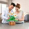 thumbnail image 5 of Flowers Building Set for Adults, Flower Bouquet Daffodils Bonsai Plant, Botanical Collection Home Decor Display, Creative Toy (550 PCS), 5 of 5