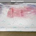 thumbnail image 6 of Ambesonne Funny Place Mats Set of 4, Retro Hipster Raccoon, Standard Size, Pink Blue, 6 of 6