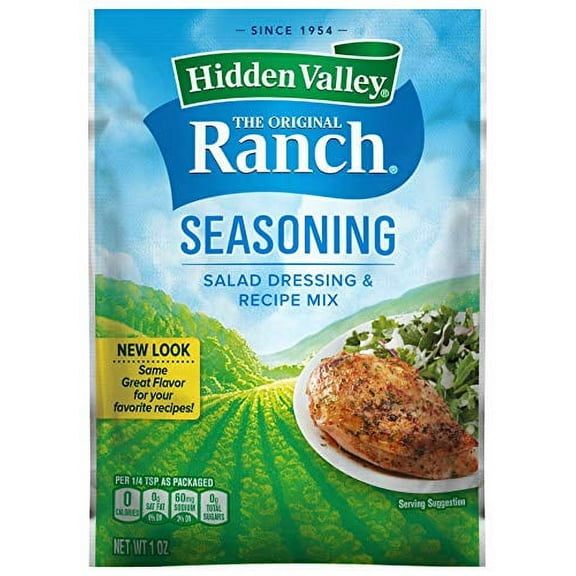 Hidden Valley Original Ranch Salad Dressing & Seasoning Mix, Gluten Free (Package May Vary), 1 Ounce (Pack of 1)