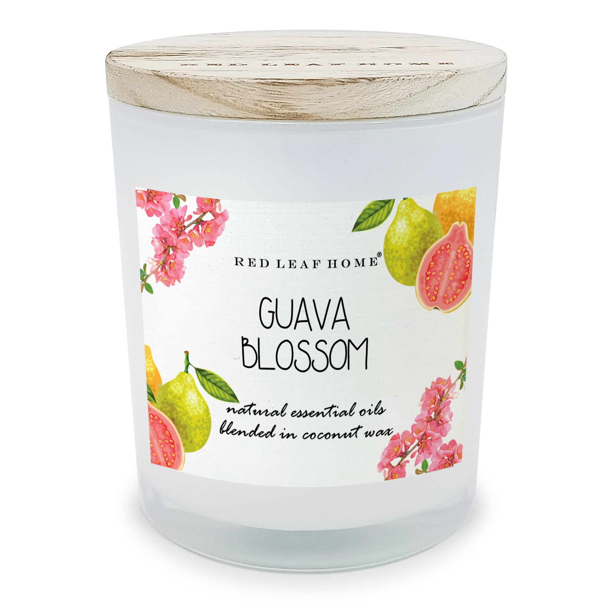 Red Leaf Home, Guava Blossom 11oz Candle Jar