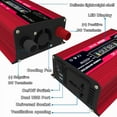 LCD Display Car Power Inverter 4000W Converter 12V to 220V/110V Smart
