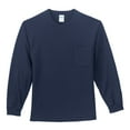 thumbnail image 3 of Port & Company - Long Sleeve Essential Pocket Tee, 3 of 4
