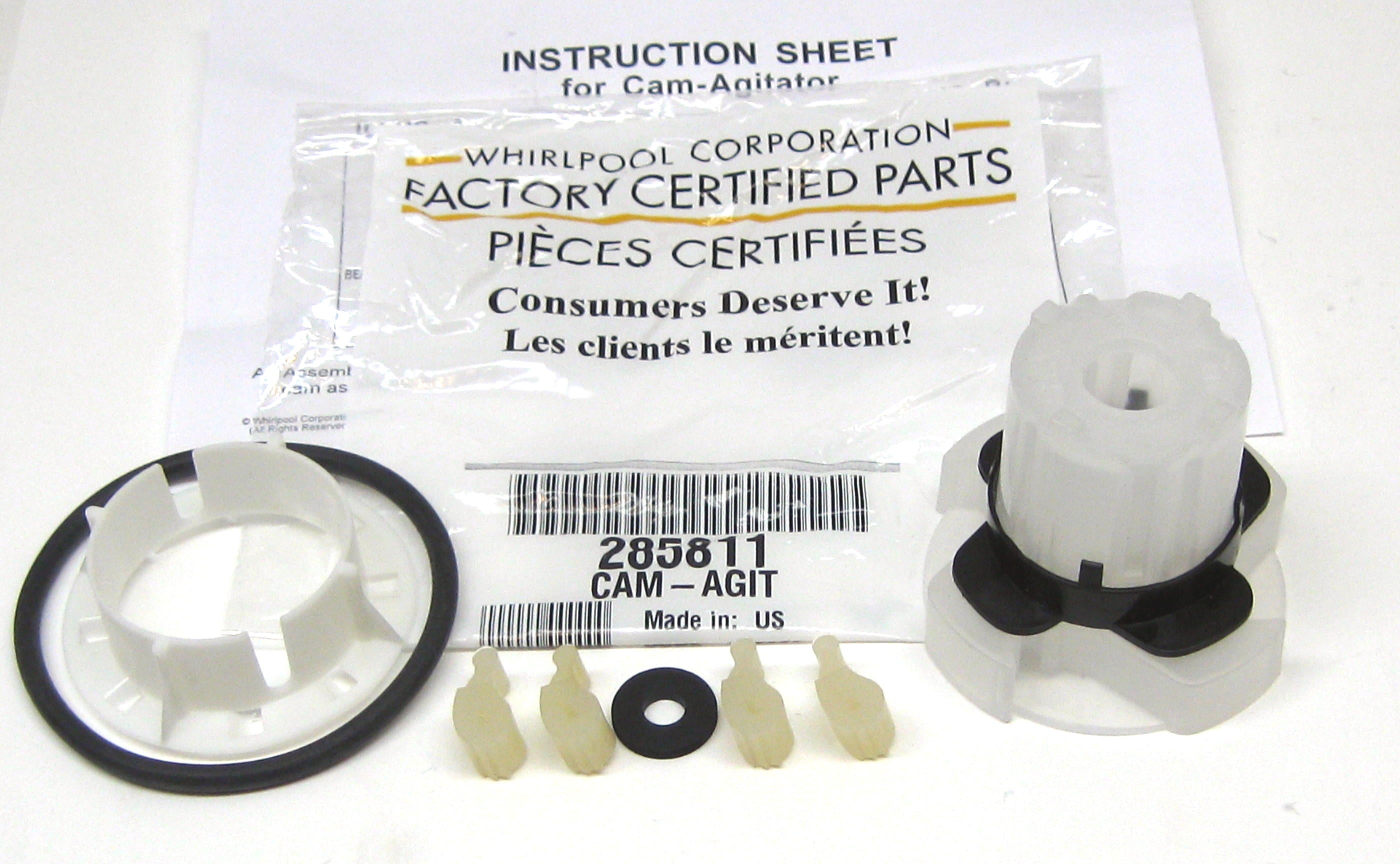 285811 Genuine Whirlpool Kenmore Washer Agitator Dog Cam Kit AP3138838