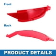 thumbnail image 5 of 1pc Car Rear Right Rear Bumper Tail Light Shell for Ford Fiesta 2009-2015 ABS Red Black, 5 of 6
