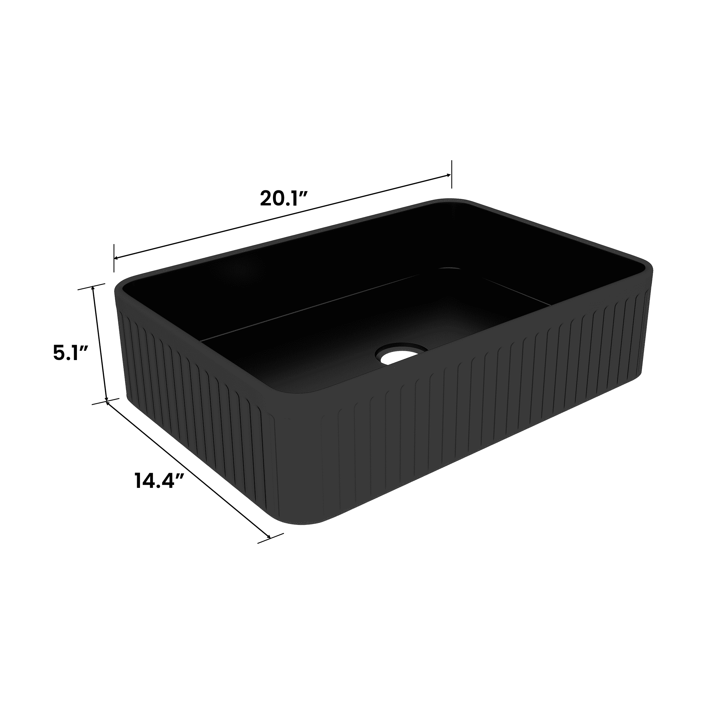 Vanity With Sink, BB17, Integrated Black Ceramic Basin, Drain and faucet NOT Included, Black Bathroom Vanity,Ceramic Single Sink Vanity, Bath & Faucets Bathroom Vanities