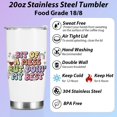 thumbnail image 3 of Positive Quotes Tumbler, Inspirational Gifts for Women Sister Birthday Christmas, Retro Flower Mental Health Gifts Coffee Mug Stainless Steel Vacuum Insulated Double Wall Travel Cup with Lid，20oz, 3 of 6