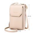 thumbnail image 2 of Women Small Crossbody Cell Phone Purse, Mini Messenger Shoulder Handbag Wallet with Credit Card Slots, 2 of 3