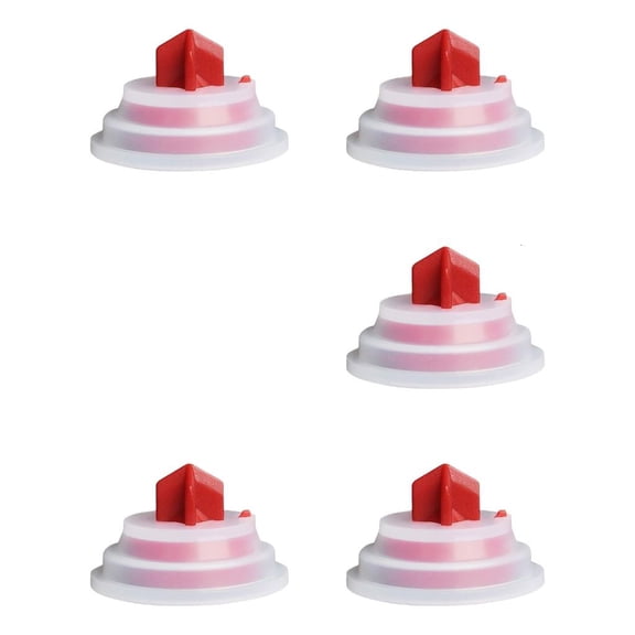 5PCS Universal Toilet Seal Kit Heat Resistant Silicone Gaskets Bathroom Tank Sealant for Secure Tank to Bowl Connection