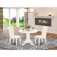 thumbnail image 4 of East West Furniture Shelton 3-piece Wood Dining Set in Linen White/Cream, 4 of 4
