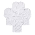 thumbnail image 1 of Carter's Baby Side Snap Kimono Shirt With Fold Over Mittens 4 Pack - 3 Months, 1 of 2