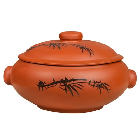 

FRCOLOR 1pc Ceramic Casserole Stew Pot Ceramic Cookware for Home Use (Assorted Color)