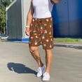 thumbnail image 6 of Naloa cute gnome Pumpkin Men's Short Pajama Pants, Pj Shorts, Lounge Comfort Shorts-Large, 6 of 6