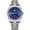 Silver Blue, variant on Mens Watches Stainless Steel Waterproof Analog Quartz Watch for Men with Date Fashion Wristwatch