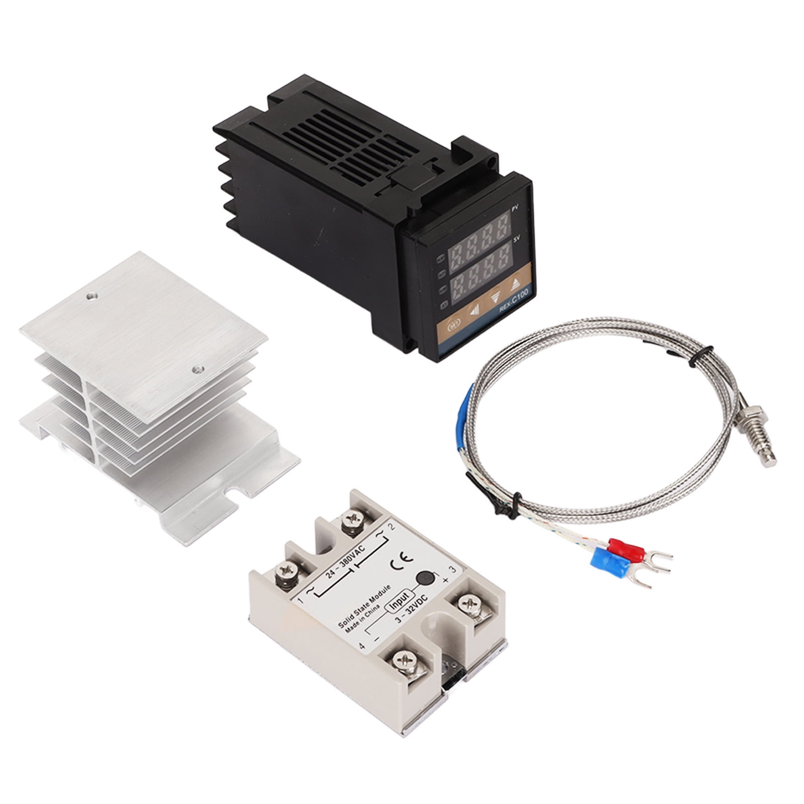 Temperature Control Kit, Smart Thermostat Set Solid State Relay Quick