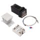 thumbnail image 4 of Juego De Termostato De Calentador, Kit De Control De Temperatura De Termopar Tipo K Disipador De Calor De Aluminio Sonda Para Incubadora Para La Industria Química, 4 of 7